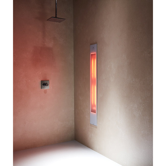 Sunshower Pure XL Inbouw Full body White | Black | Organic Grey