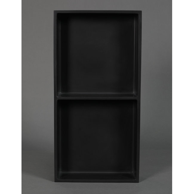 Luca nis in- of opbouw 59,5x29,5x8 cm met twee schappen wit of antraciet