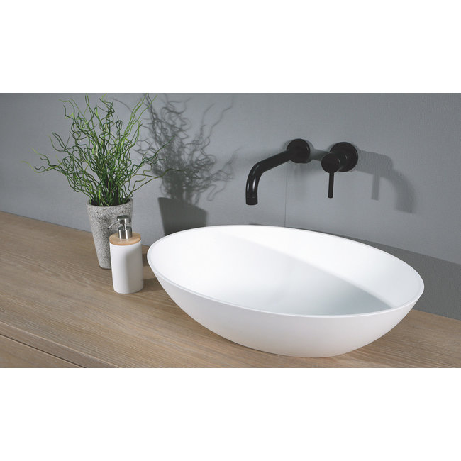 Luca opzetwastafel ovaal 57,5x41x14,2 cm verschillende kleuren