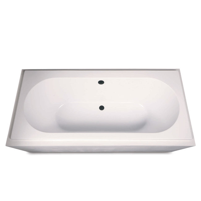 Luca Primo acryl inbouw ligbad 180x80x49 cm wit (mat of glans) met verstelbare badpoten