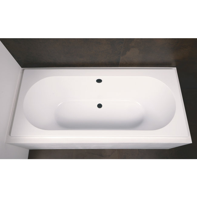 Luca Primo acryl inbouw ligbad 180x80x49 cm wit (mat of glans) met verstelbare badpoten