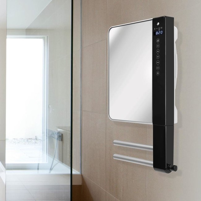 DRL elektrische radiator E-Comfort Windy Visio met een vermogen van 1000-1800 Watt