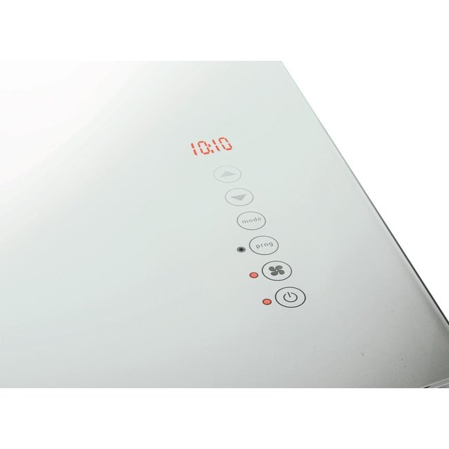 DRL elektrische radiator E-Comfort DEVA 1500 Watt in zwart en wit