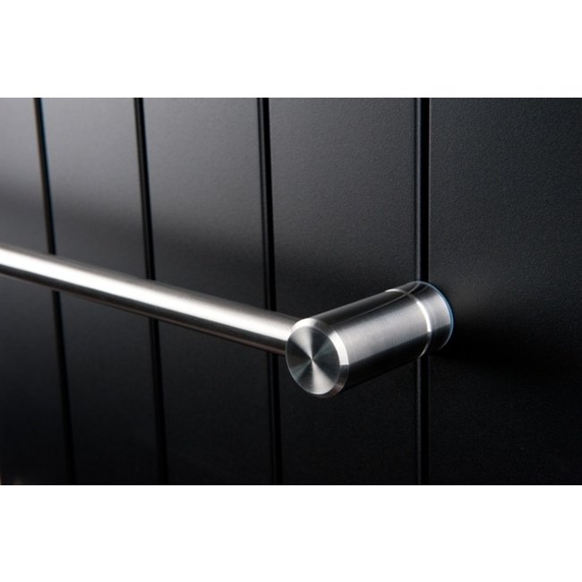 Instamat handdoekrek t.b.v. paneelradiatoren in RVS geborsteld en diverse maten