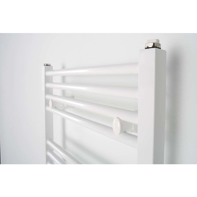 Instamat elektrische badkamerradiator Robina wit en zwart