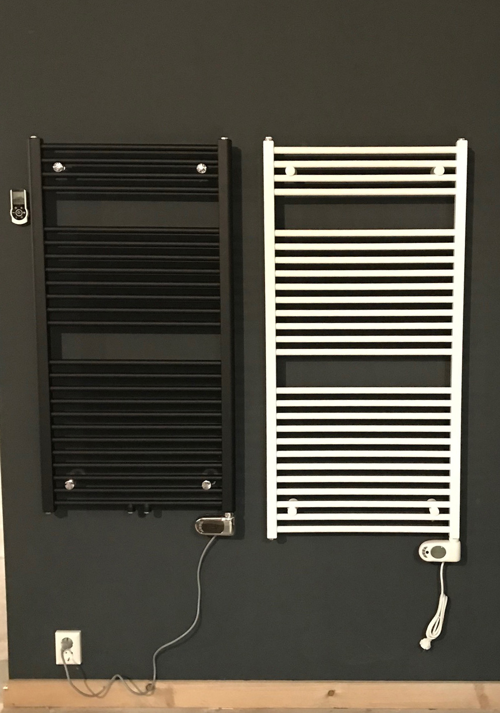Elite design badkamer radiator Wit - 40x115 cm - 600 Watt