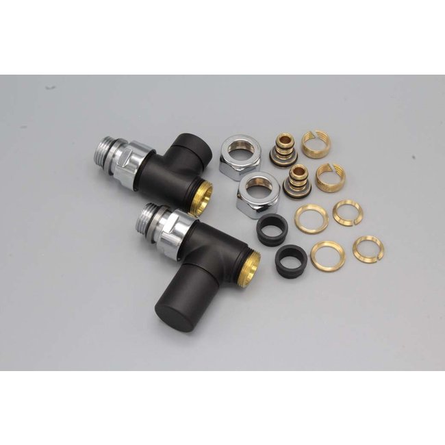 Instamat Cylinder aansluitset ½" haaks of recht in diverse kleuren