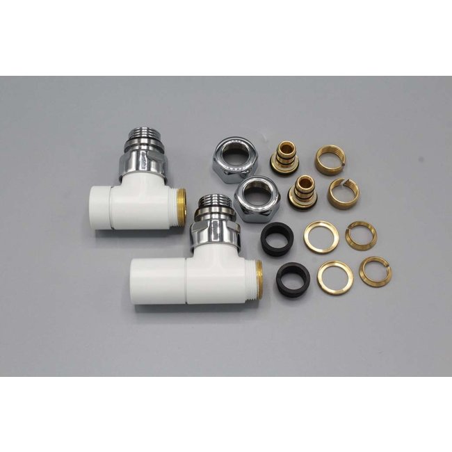 Instamat Cylinder aansluitset ½" haaks of recht in diverse kleuren