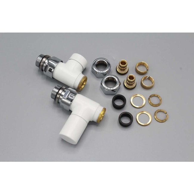 Instamat Cylinder aansluitset ½" haaks of recht in diverse kleuren