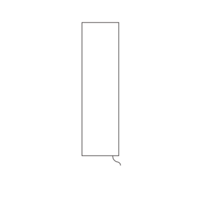 Instamat elektrische designradiator Volata M