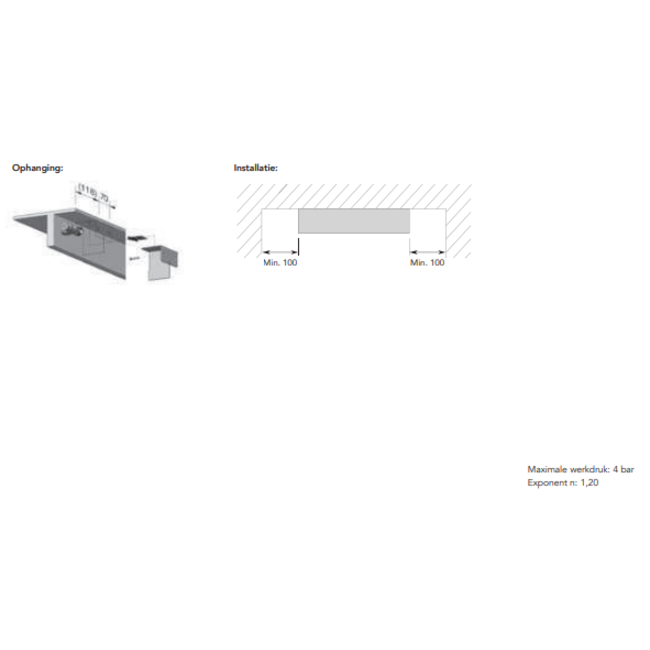 Instamat horizontale designradiator T1M