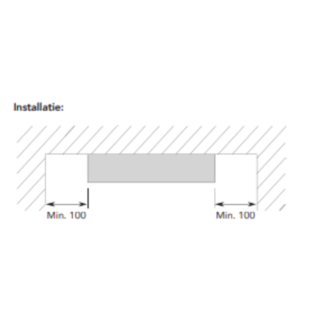 Instamat horizontale designradiator T1P