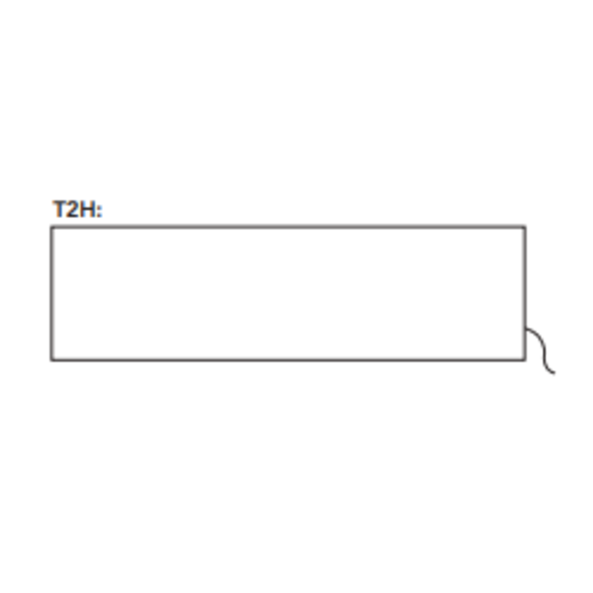 Instamat horizontale elektrische designradiator T2H diverse afmetingen