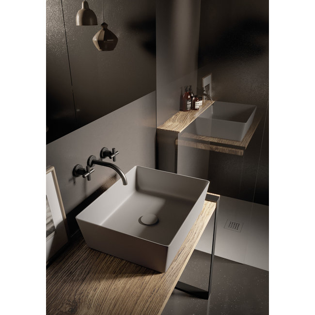 Alberi Faggio opzetwastafel rechthoek 50x38 cm in diverse kleuren