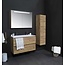 Basic Line Start badmeubel 100 cm incl. onderkast en acryl wastafel met 2 kraangaten