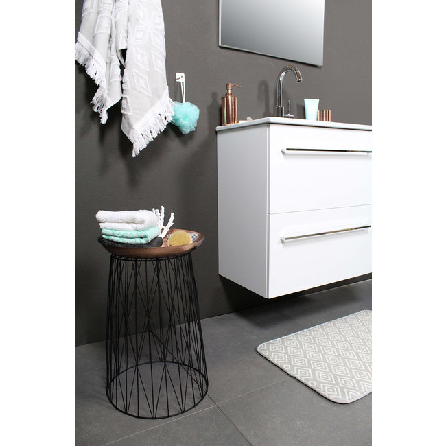 Basic Line Start badmeubel onderkast en keramische wastafel 1 kraangat