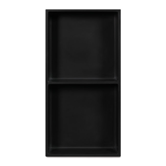 Luca nis in- of opbouw 59,5x29,5x8 cm met twee schappen wit of antraciet