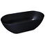 Luca Vasca Solid Surface vrijstaand bad met dunne rand 175x80x58 cm mat wit of antraciet mat