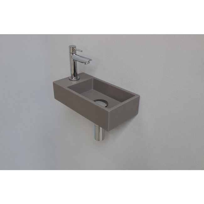 INK Versus Quartz fonteinset 36x18x9 cm links of rechts te plaatsen met chroom kraan