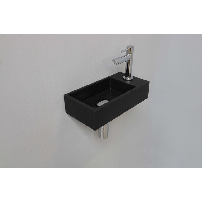 INK Versus Quartz fonteinset 36x18x9 cm links of rechts te plaatsen met chroom kraan