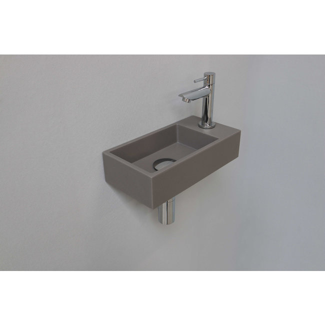 INK Versus Quartz fonteinset 36x18x9 cm links of rechts te plaatsen met chroom kraan