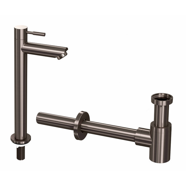 INK  fonteinkraan staand hoog en design sifon in diverse kleuren