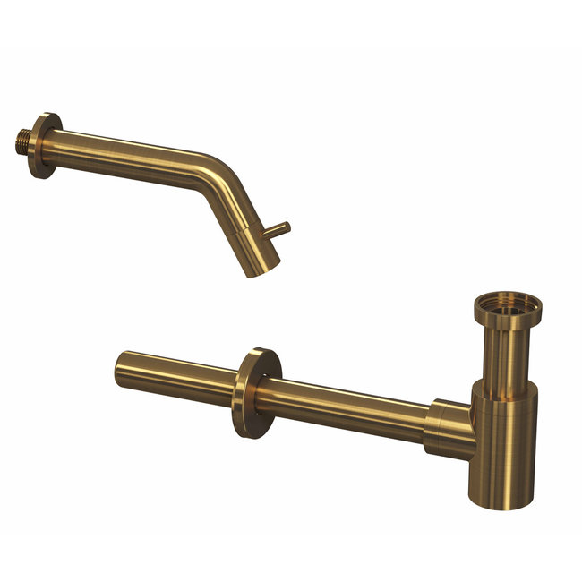 INK  wand fonteinkraan en design sifon in diverse kleuren