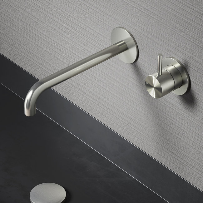 Hotbath Archie AR105 inbouw wastafelmengkraan RVS