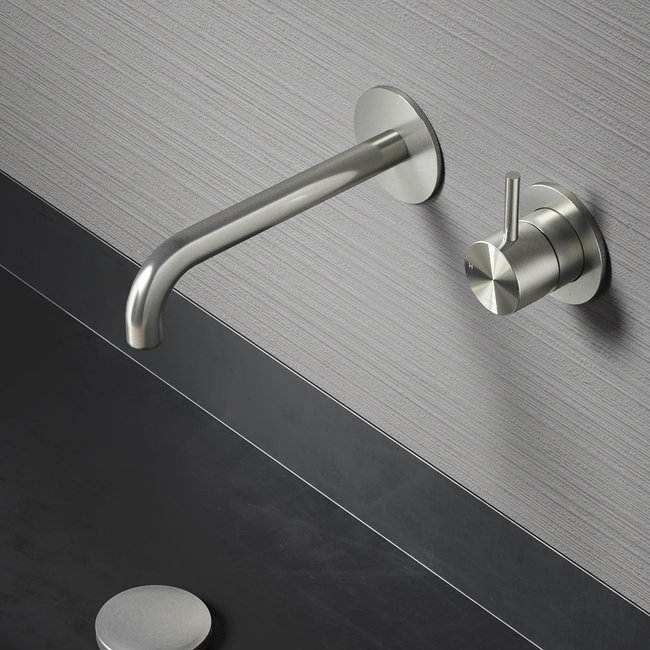 Hotbath Archie AR105 inbouw wastafelmengkraan RVS