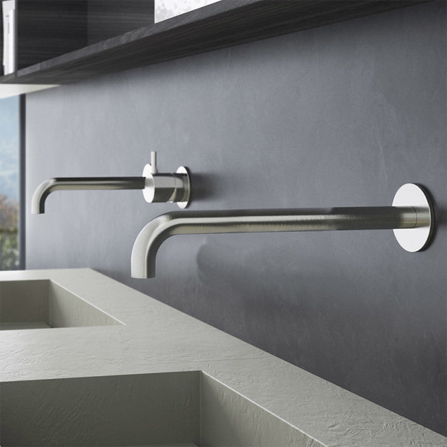 Hotbath Cobber CB095 uitloop voor wastafel of bad in 4 kleuren in verschillende lengtes