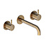 Hotbath Cobber CB005T inbouw wastafelkraan in 2 Living colours
