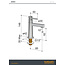 Hotbath Cobber E001 fonteinkraan 14,8 cm in 2 PVD kleuren