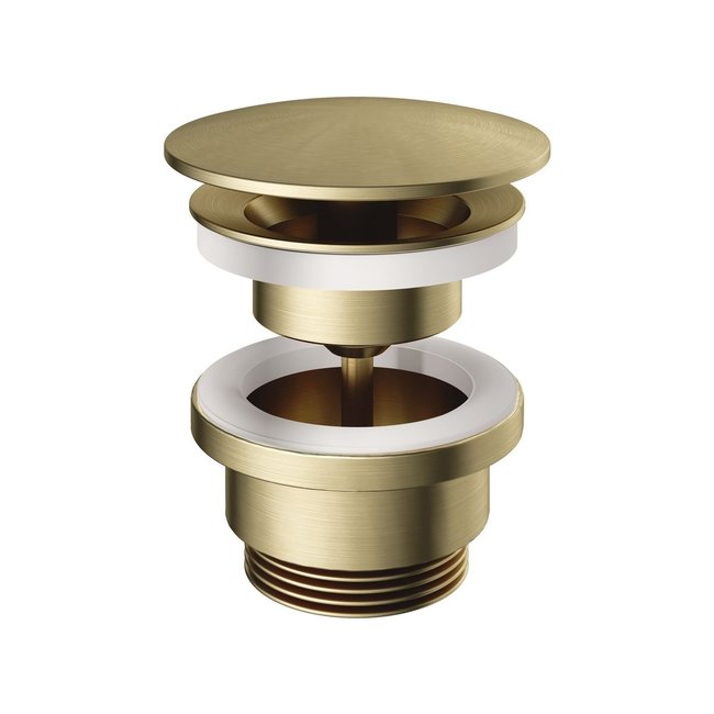 Hotbath Pal P708  Always open plug met schroef in 2 Living colours