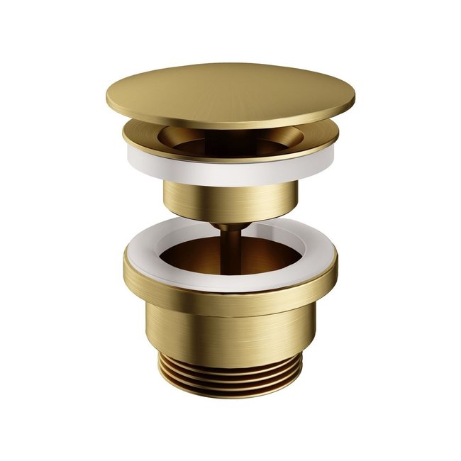 Hotbath Pal P708  Always open plug met schroef in 6 PVD kleuren