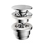Hotbath Pal P710  ronde clickplug met schroef in 4 verschillende kleuren