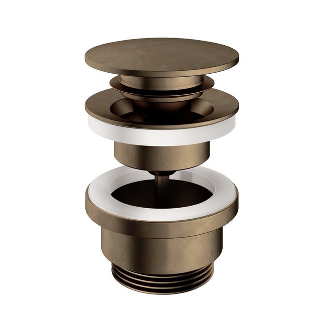 Hotbath Pal P710  ronde clickplug met schroef in 2 Living colours