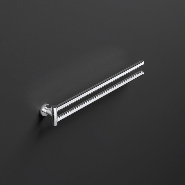 Hotbath &More BAA15 draaibare handdoekhouder in 2 Living colours