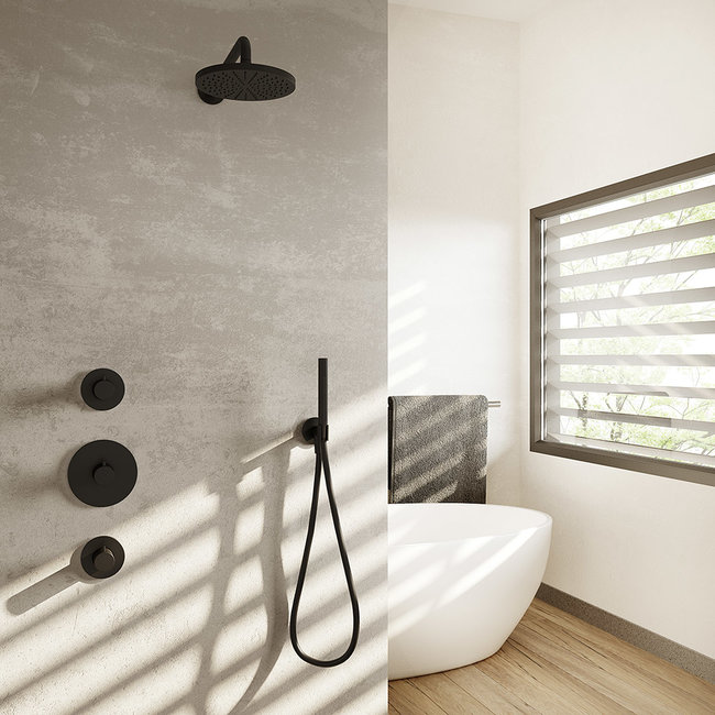 Hotbath Cobber IBS20 thermostatische douche inbouwset in div. varianten