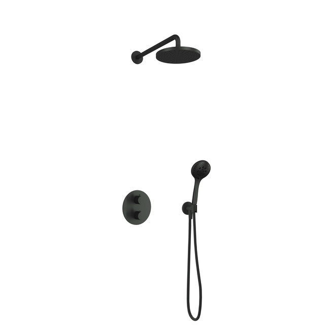 Hotbath Cobber IBS20A thermostatische douche inbouwset met 2-weg omstel in div. varianten