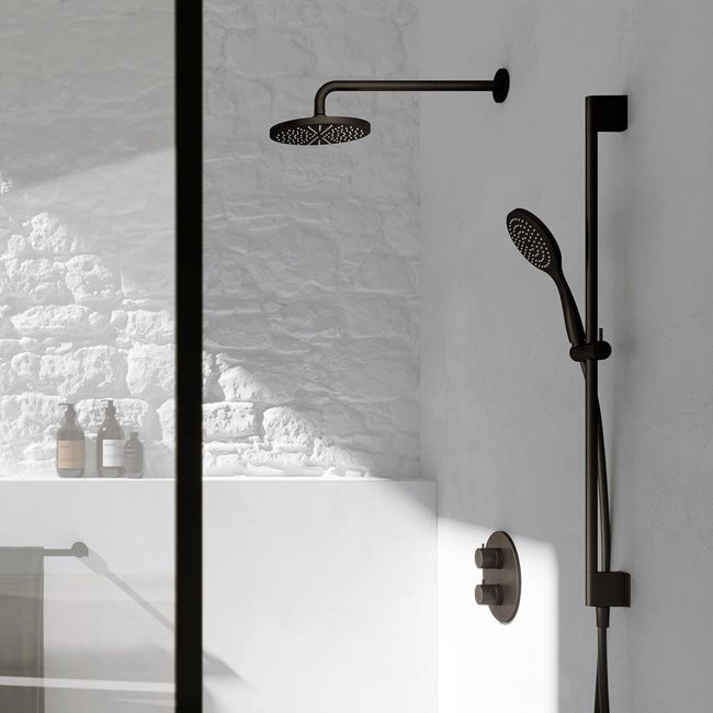 Hotbath Cobber IBS20A thermostatische douche inbouwset met 2-weg omstel in div. varianten