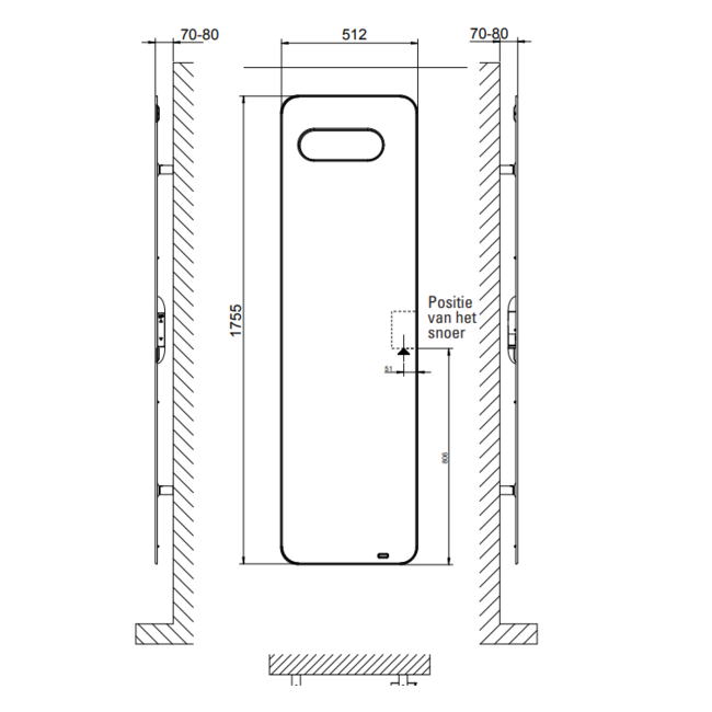 Cordivari elektrische radiator Badge