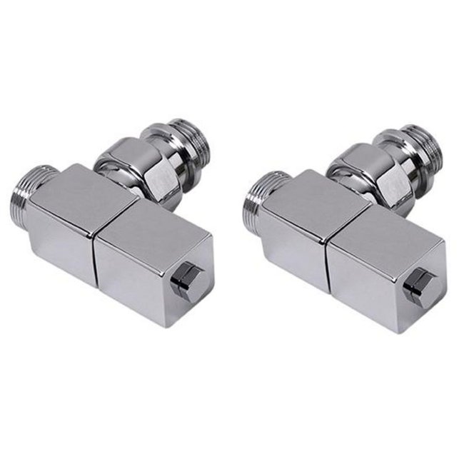 DRL Kubus designkraan ½" recht of haaks chroom