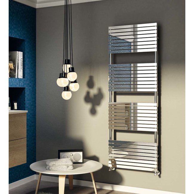 Cordivari badkamerradiator Stefania RVS in 3 afmetingen