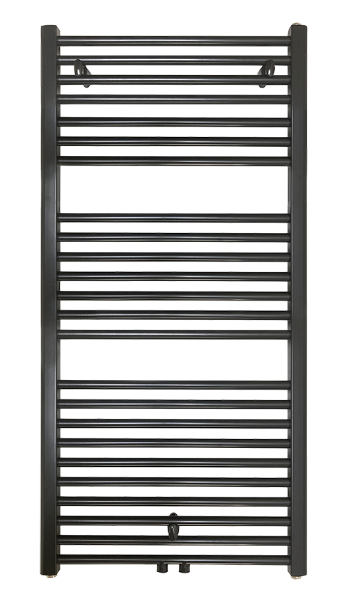 Lisa Integra40 Radiator DRL badkamerradiator Lisa Compact zwart | Design radiator - Van den ...