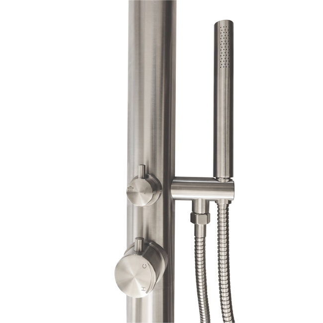 Wiesbaden Sunset buitendouche met handdouche chroom