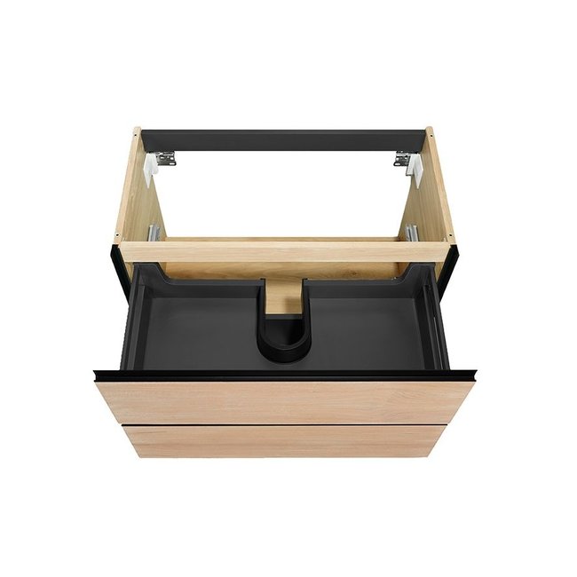 Wiesbaden Lotus wastafel onderkast hangend in 4 afmetingen