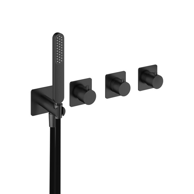 Hotbath Gal GL7071 bad/douche thermostaat met 2 stopkranen zonder uitloop