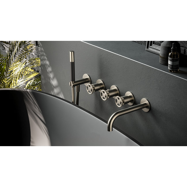 Hotbath Cobber @work CW7072 thermostaat 2 stopkranen en uitloop