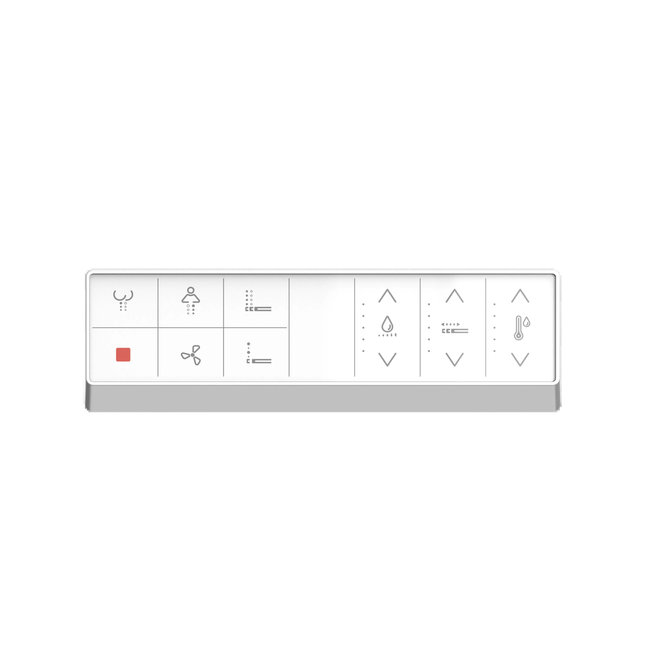 Alberi Brioso douchewc spoelrandloos 60x37 cm met afstandsbediening