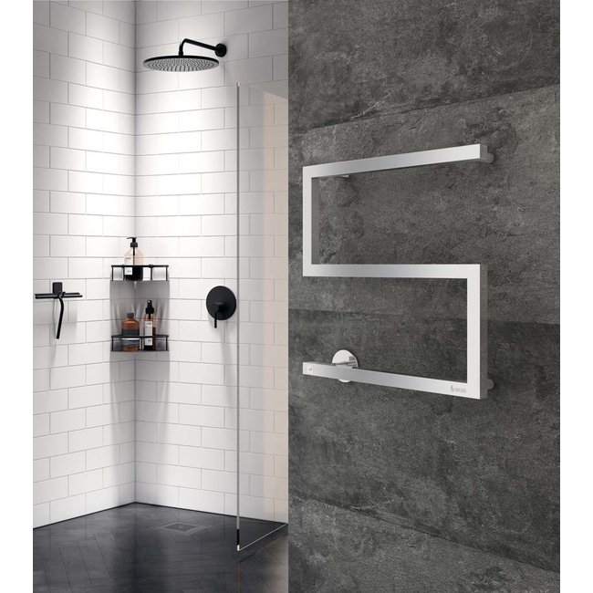 Smedbo Dry elektrische badkamerradiator S in RVS